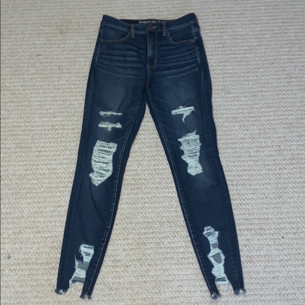 American eagle super hi rise jegging